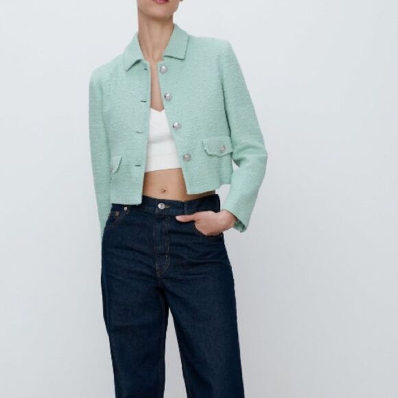 Textured weave jacket - Picture 5 of 12